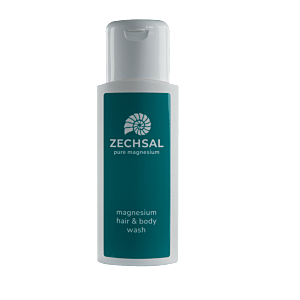 Zechsal magnesium hair & body wash, 200 ml. Soft for the skin! 